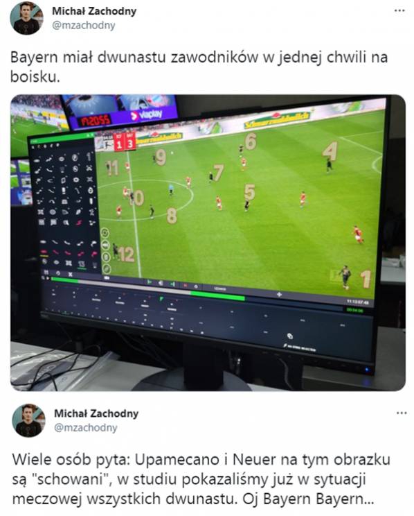 HIT! TYLE BYŁO ZAWODNIKÓW Bayernu na boisku...